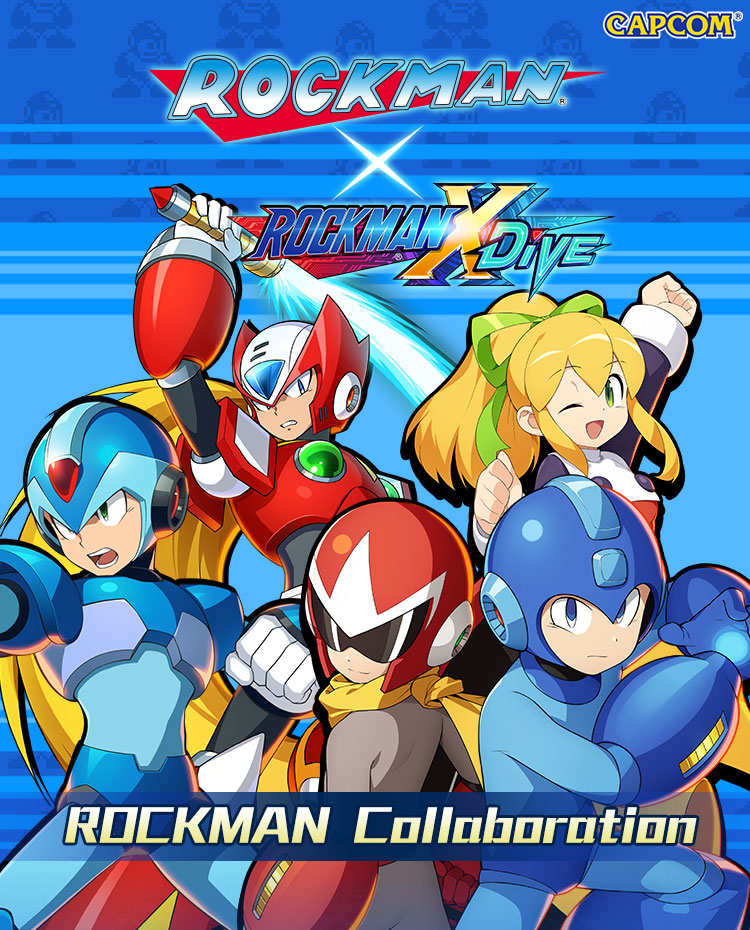 《Mega Man》collaboration ROCKMAN X DiVE